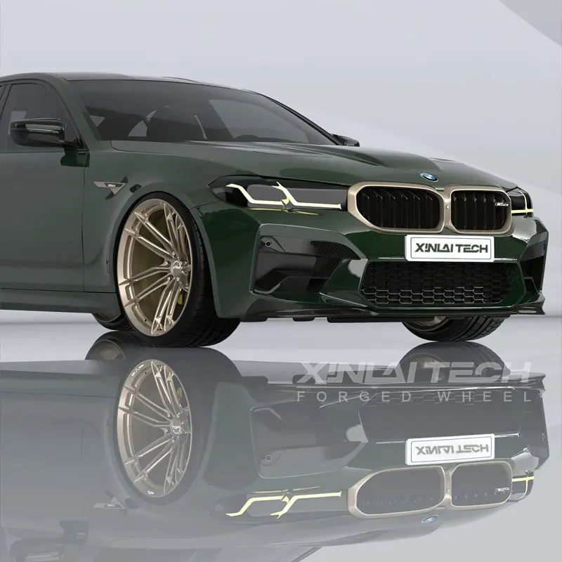 XL Bronze Finished 1-Piece Forged Monoblock Rims 5x112 5x114.3 5x127 Car Aluminum Alloy Wheels for bmw audi Mercedes Wheel - Image 2