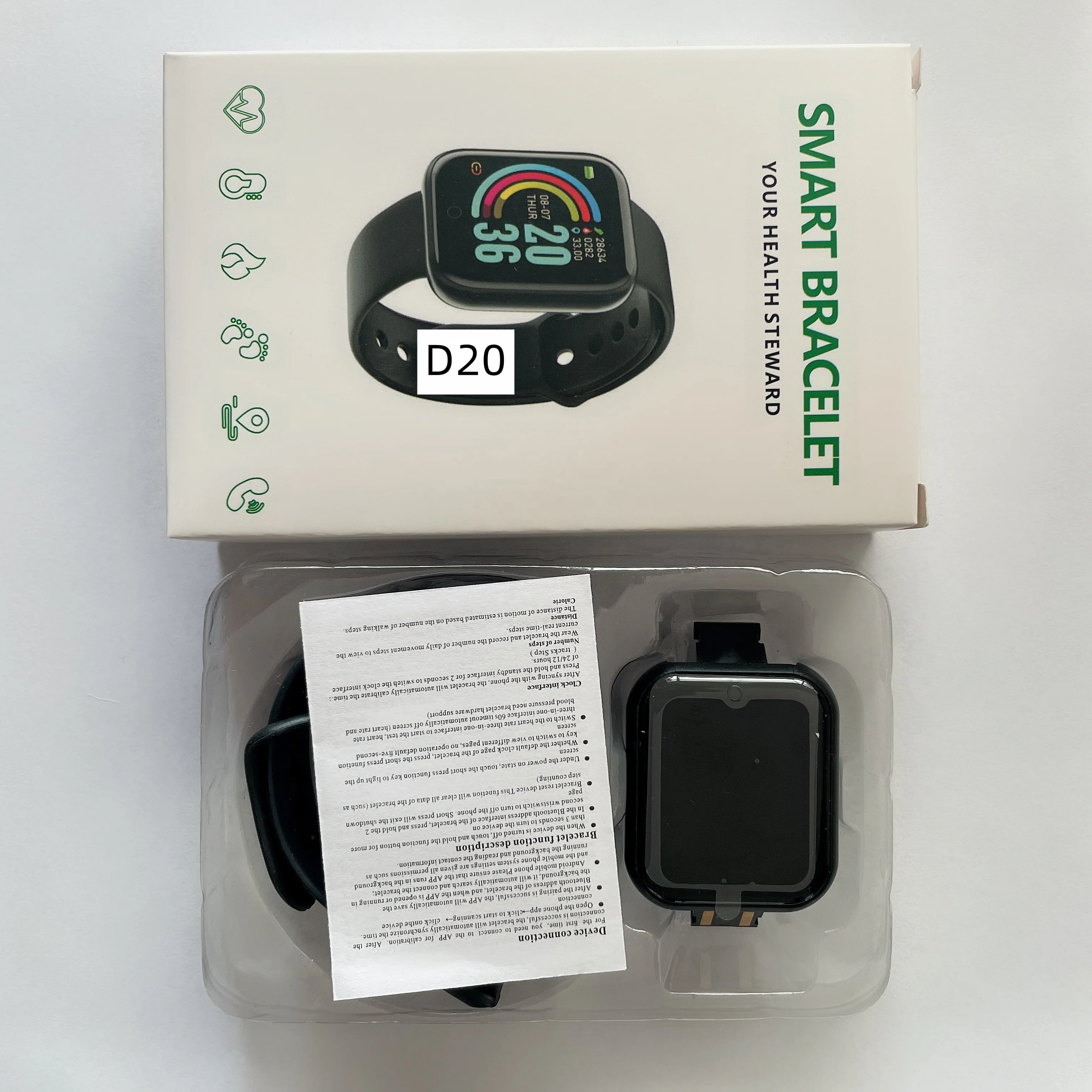 Sports Fitness Smart Bracelet Smart Watch – Black – Bovic Enterprises-seedfund.vn
