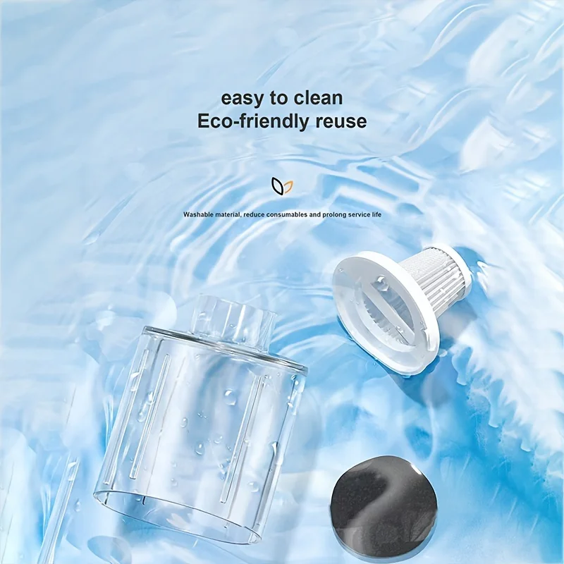 手持式无绳真空吸尘器，无绳充电轻型便携式迷你大功率家用干湿两用汽车真空清洁