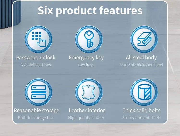 CEQSAFE Fireproof and Anti-theft Export Safe Jewelry Storage Safe Box Thickening Material supplier