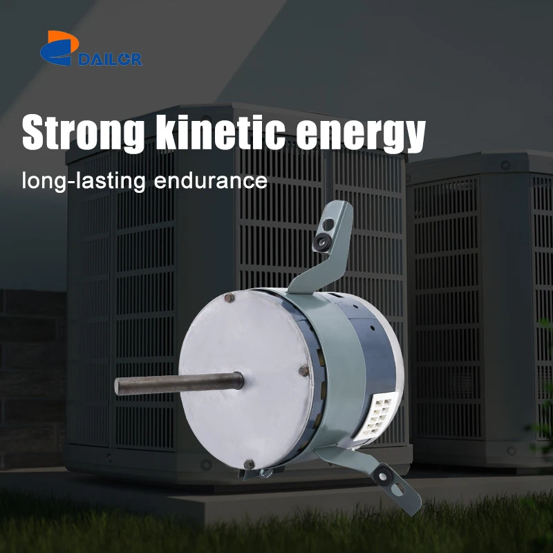 DC 1/4HP 1100 RPM 1.4A  208-230V Include 1 Pcs Capacitor 5μF/370V 1-Speed Air Conditioner Motor
