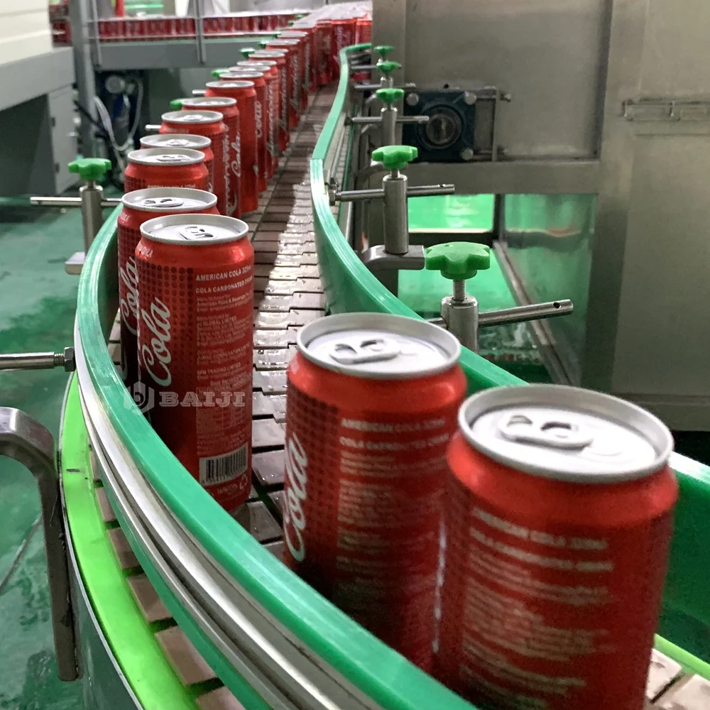 Wholeline Automatic 330ml Pop Can Carbonated Beverage Soft Drink Filling Machine