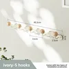 Round ball  white  5 hooks