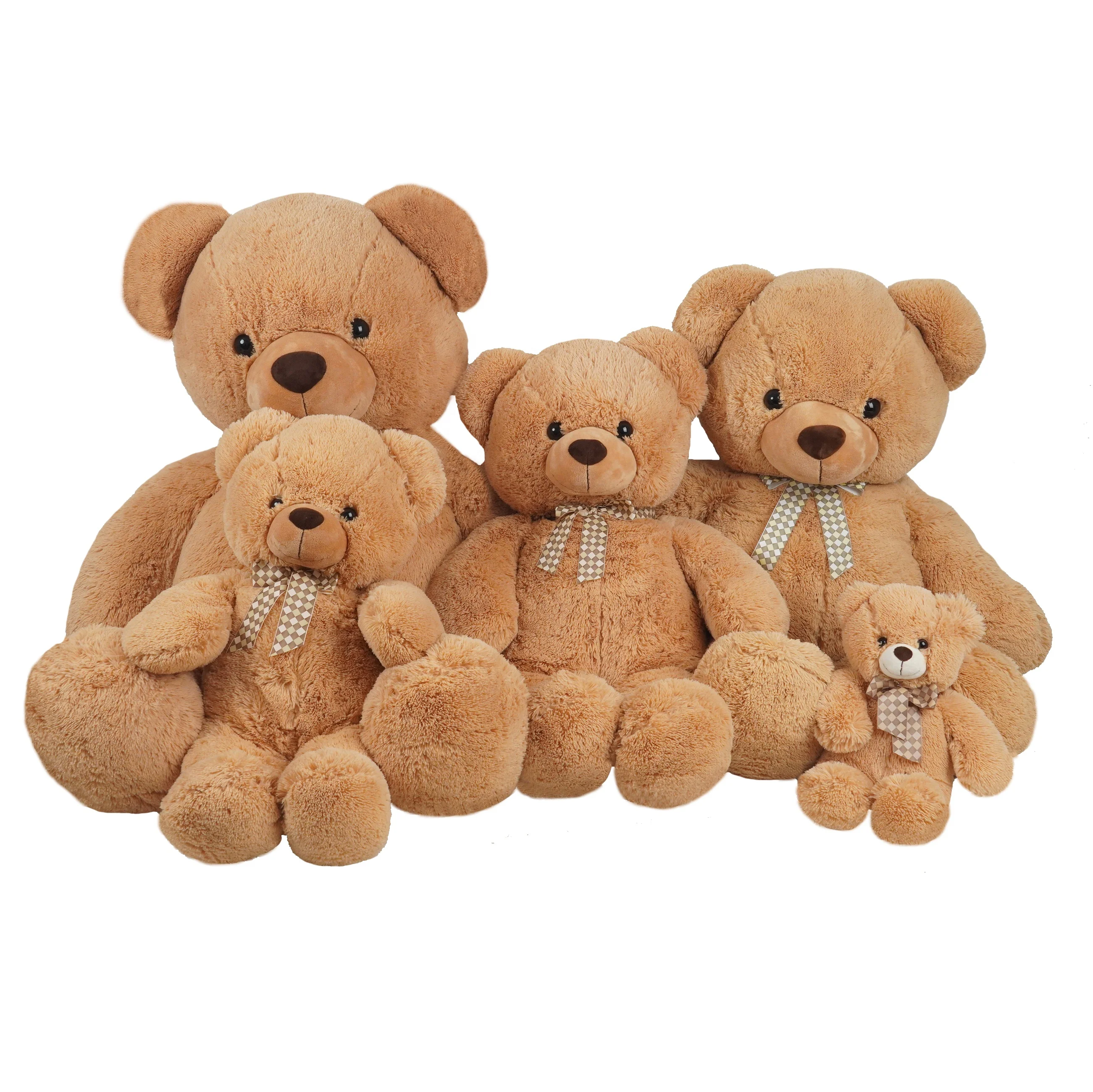 Wholesale 100% polyester/PP cotton cute design giant teddy bear plush stuffed toys