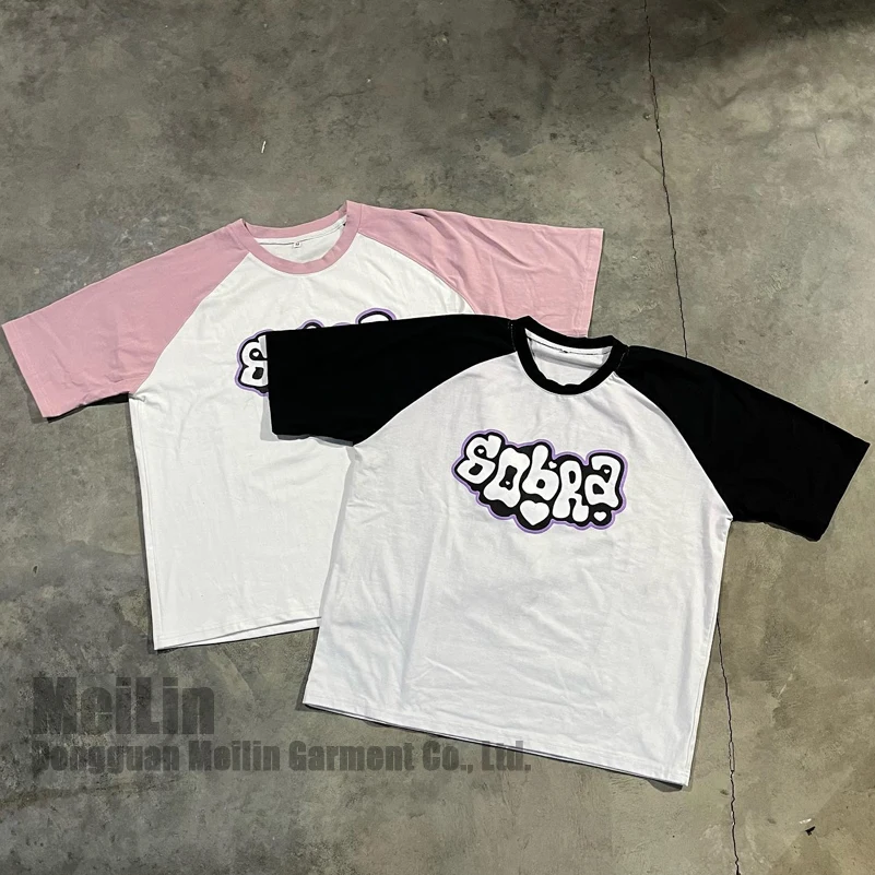 Streetwear Oversized Hip Hop Screen Print Tshirt Custom Logo Summer