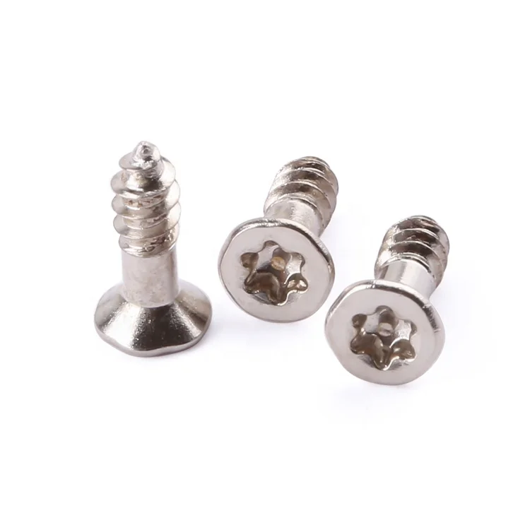 On sale flat countersunk head CSK torx drive self tapping screws nickel plated chipboard screws