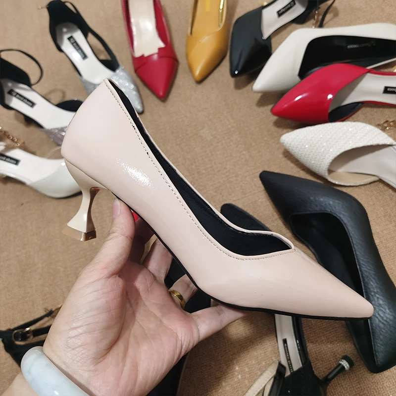 Sandalias 2020 moda PVC transparencia tacones altos puntiagudos para mujer  – MarketModa