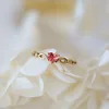 Golden red diamond