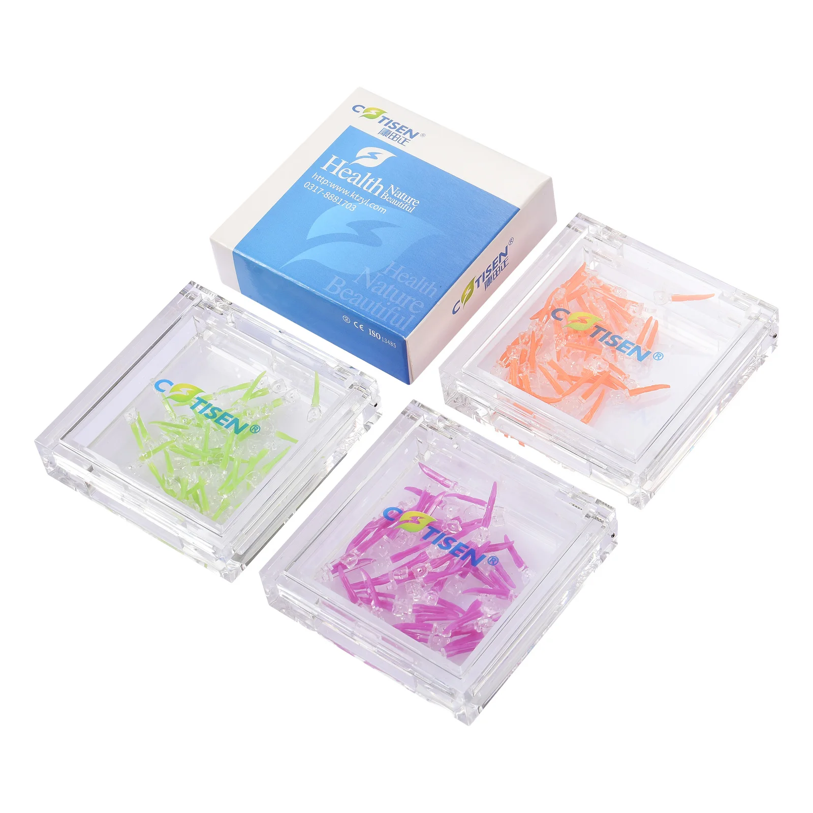 Dental Fixing Wedge Disposable Silicone Wedge Orthodontic Colorful