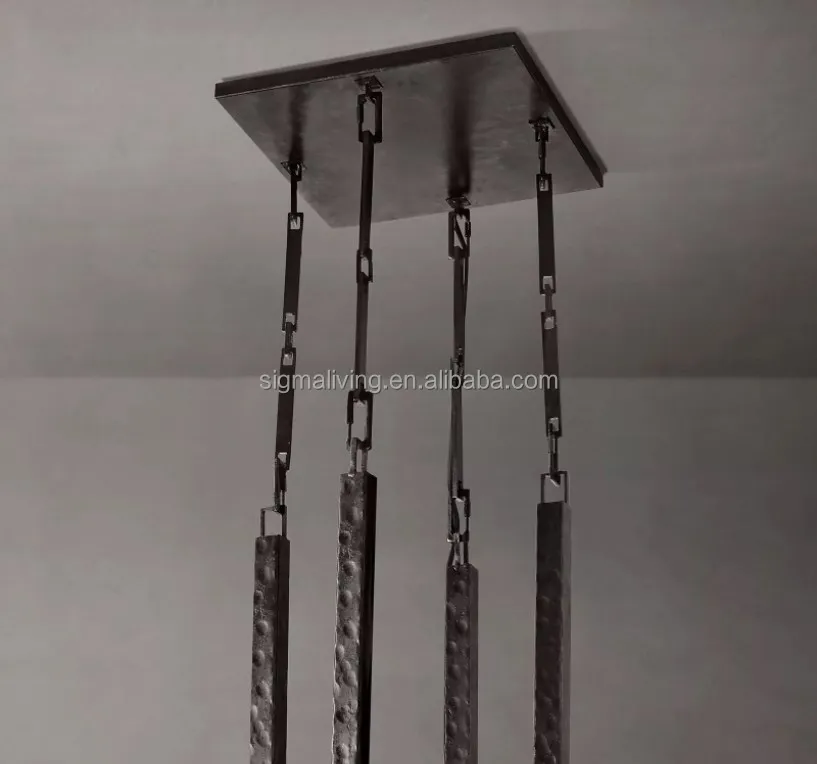 light chandelier luxury light iron crystal five-tier round 60