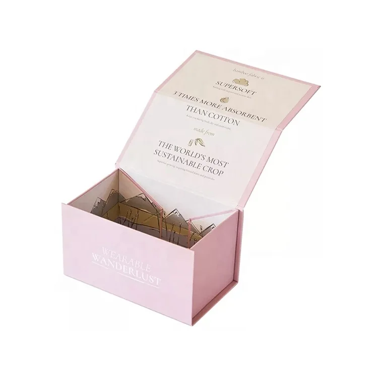 Folding Gift Box for New Born Coming Baby  Products Packaging Baby Apparel Clothes Gift Set Box Baby Shoe Packaging Box