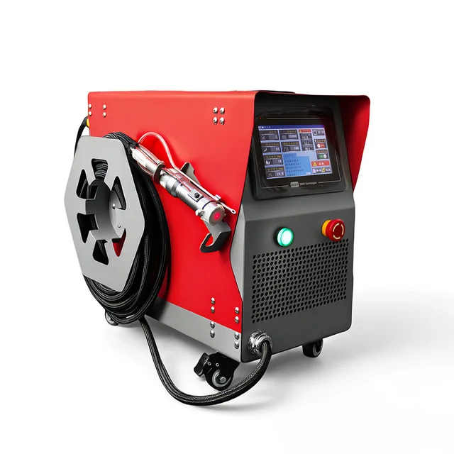 Boao Handheld Pulse Laser Welder Low Cost Air-cooled 300w 700w 800w Manual Portable Laser- Beam Fiber Laser Welding Machine