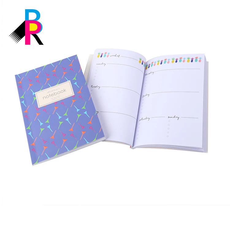 Factory  Custom Softcover Notebook Paperback Notebook for Student