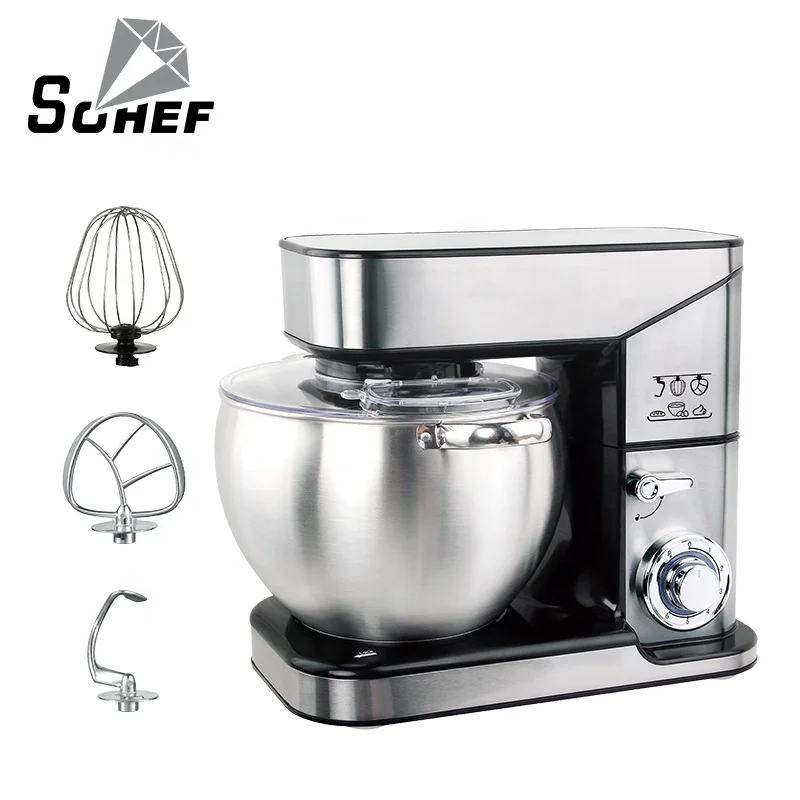 Portable Rechargeable Electric Blender and Mixer with Stand Kitchen Food Mixers and Mixing Bowl Vacuum Blender Accessory