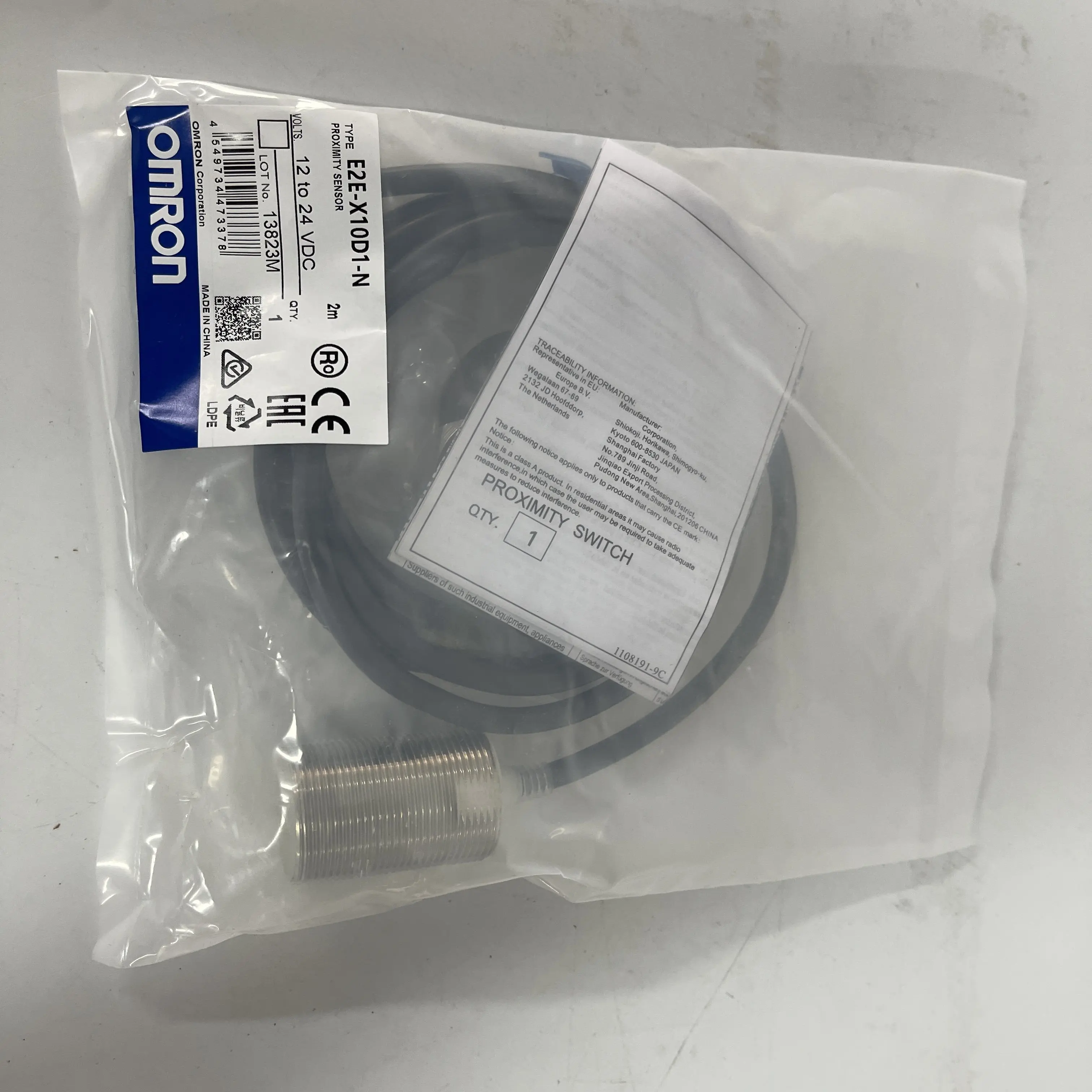 Omron Proximity Sensor E2E-X10D1-N
