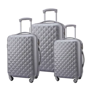 2020 Colorful New Design 3Pcs Travel  Abs Luggage Set