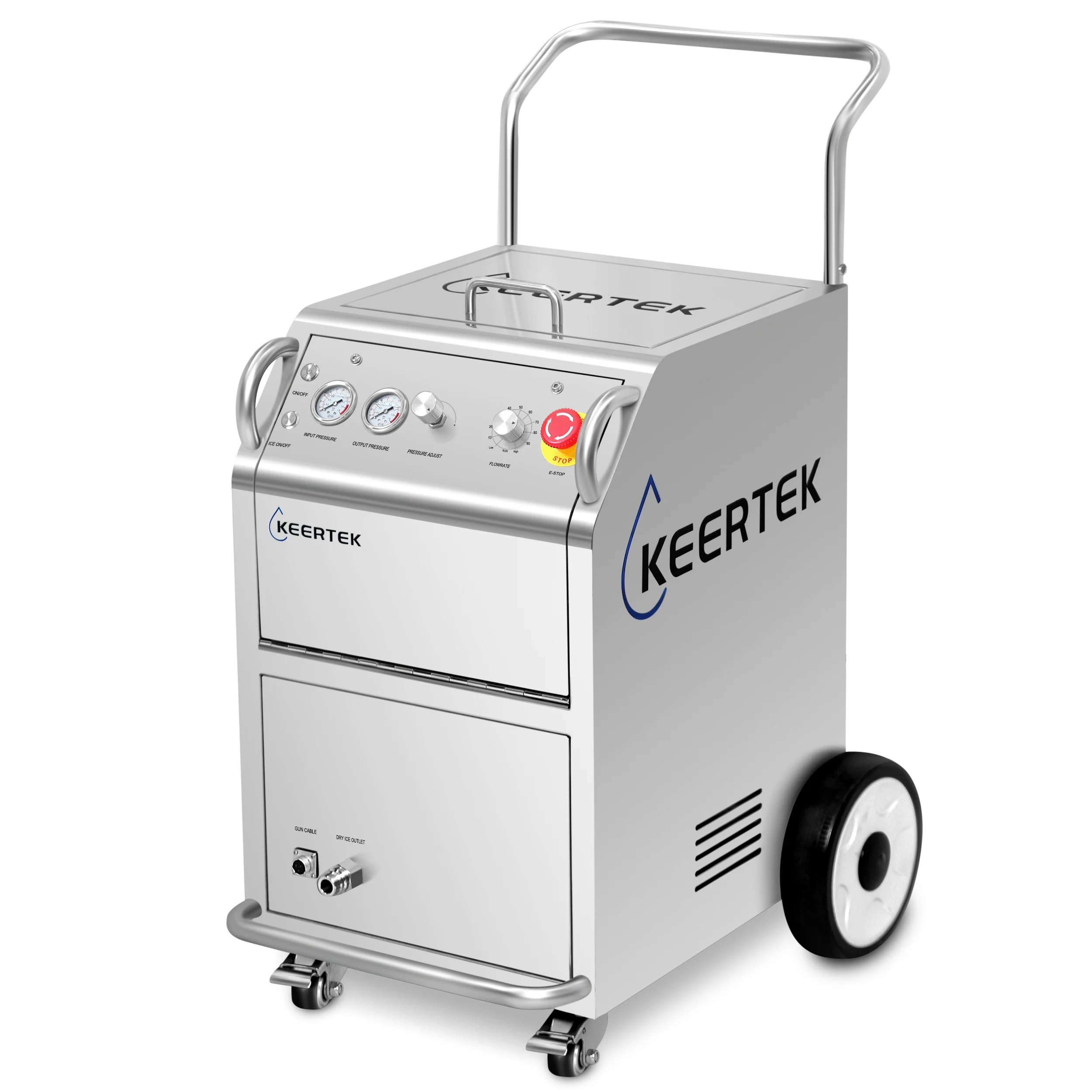 Dry Ice Spray Washing Machine ICE-JET Series Automotive, Mold Industry Dry Ice Blasting Machine for Sale