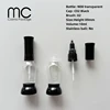 ขวดใส N08+ฝาดำ C02