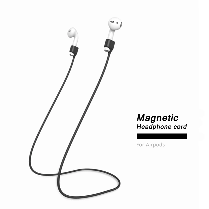 Jinpojun 2 Cinghie Magnetiche Anti-Perdita per Air-Pods 4/3/2/1, Cinturino Magnetico Super Forte