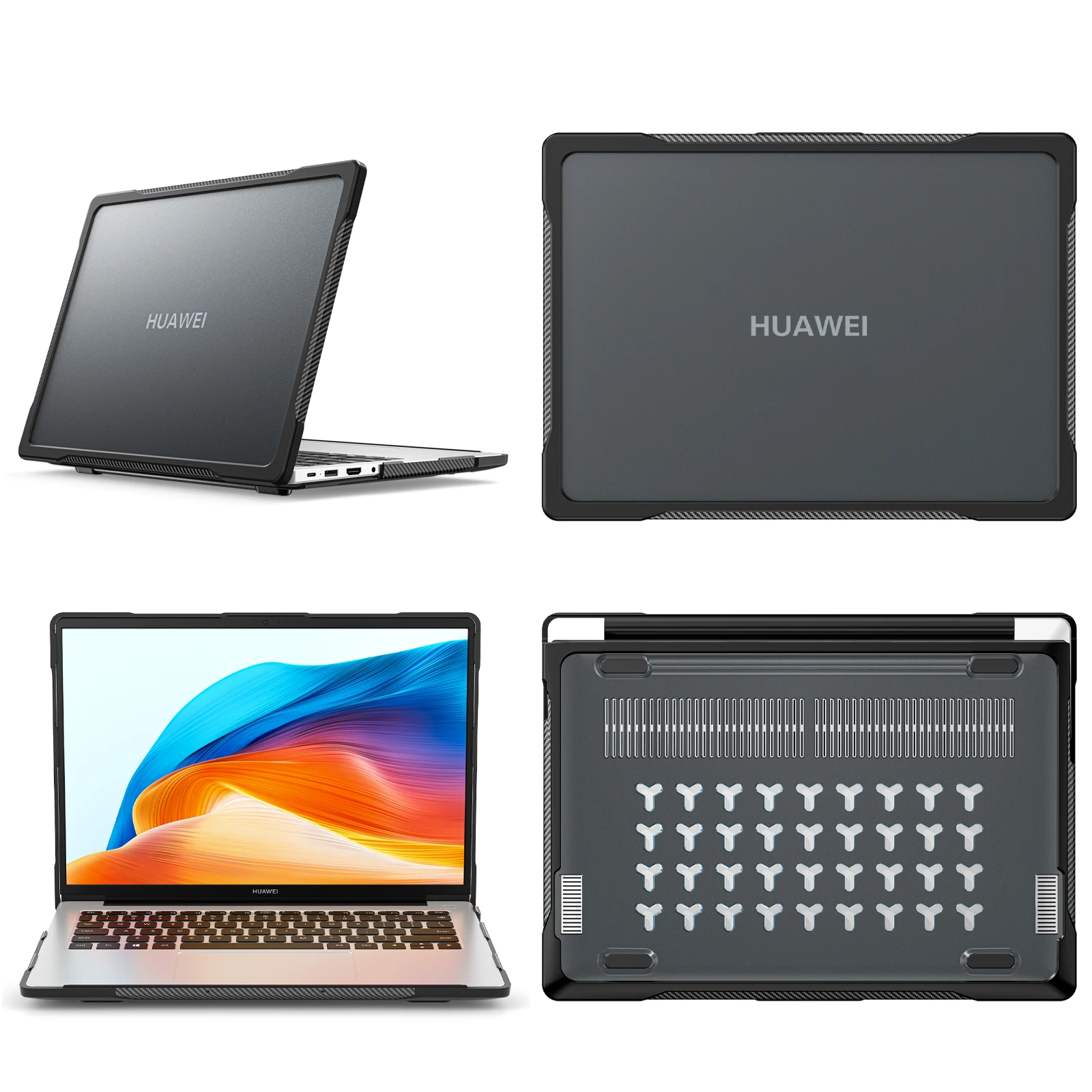 Transparent TPU Laptop Cover Case for Huawei MateBook D14 2023