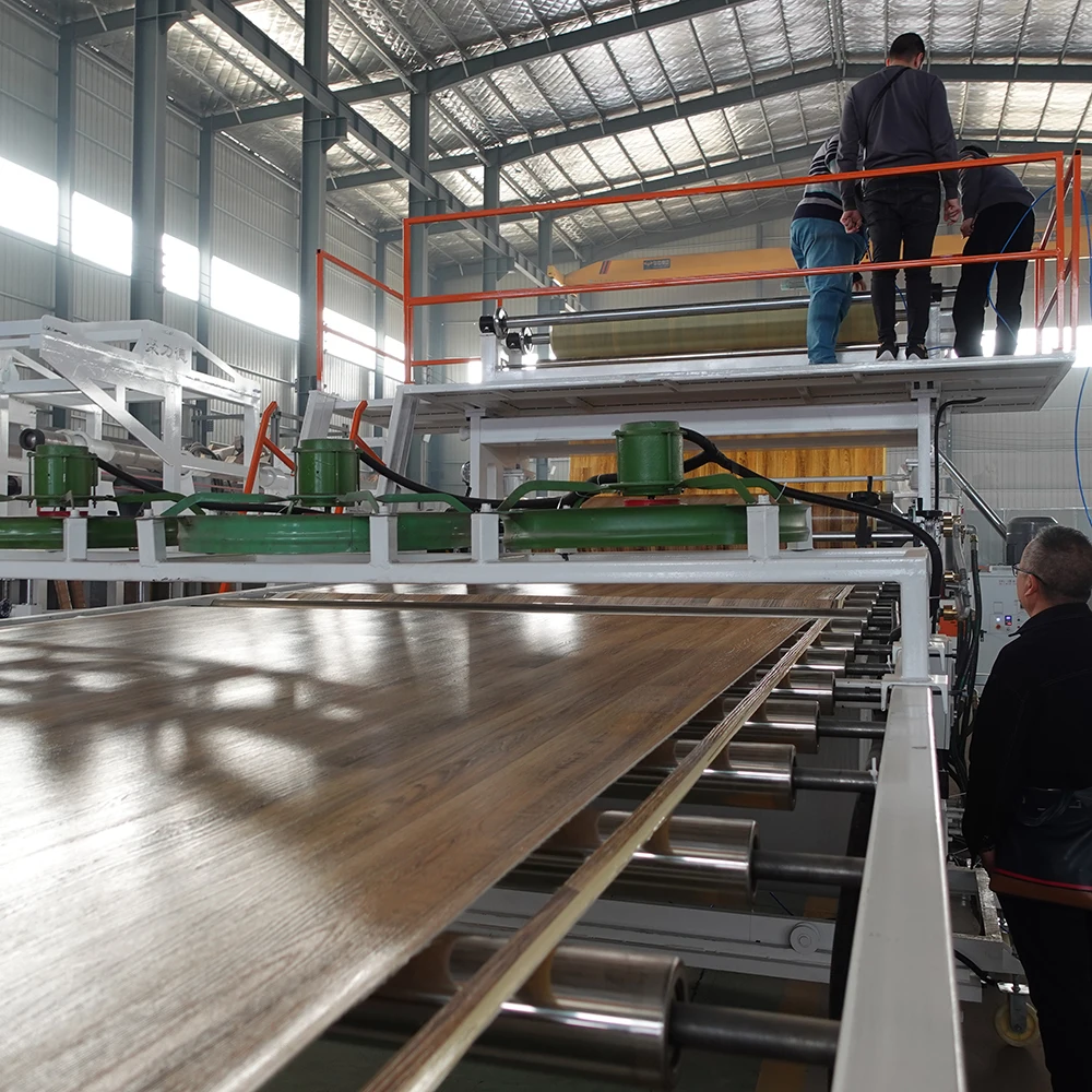 High Quality PVC 3D UV Plastic Printing Wall Panel Sheet Making Machine Low Price with Core Components Screw and Motor