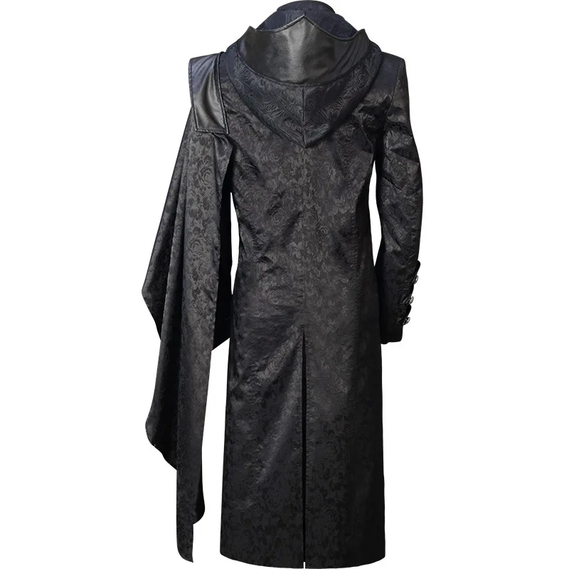 Veste Gothique Médiévale Homme - Style Chevalier Croisé Viking - Costume Cosplay Halloween - Tunique Longue Rétro - 8