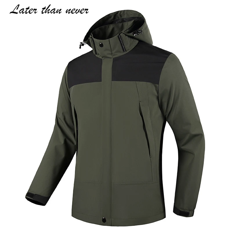 Custom Order Sports Hiking Outdoor Running Windproof Patchwork Windbreaker Jacket For Men_voghion.com