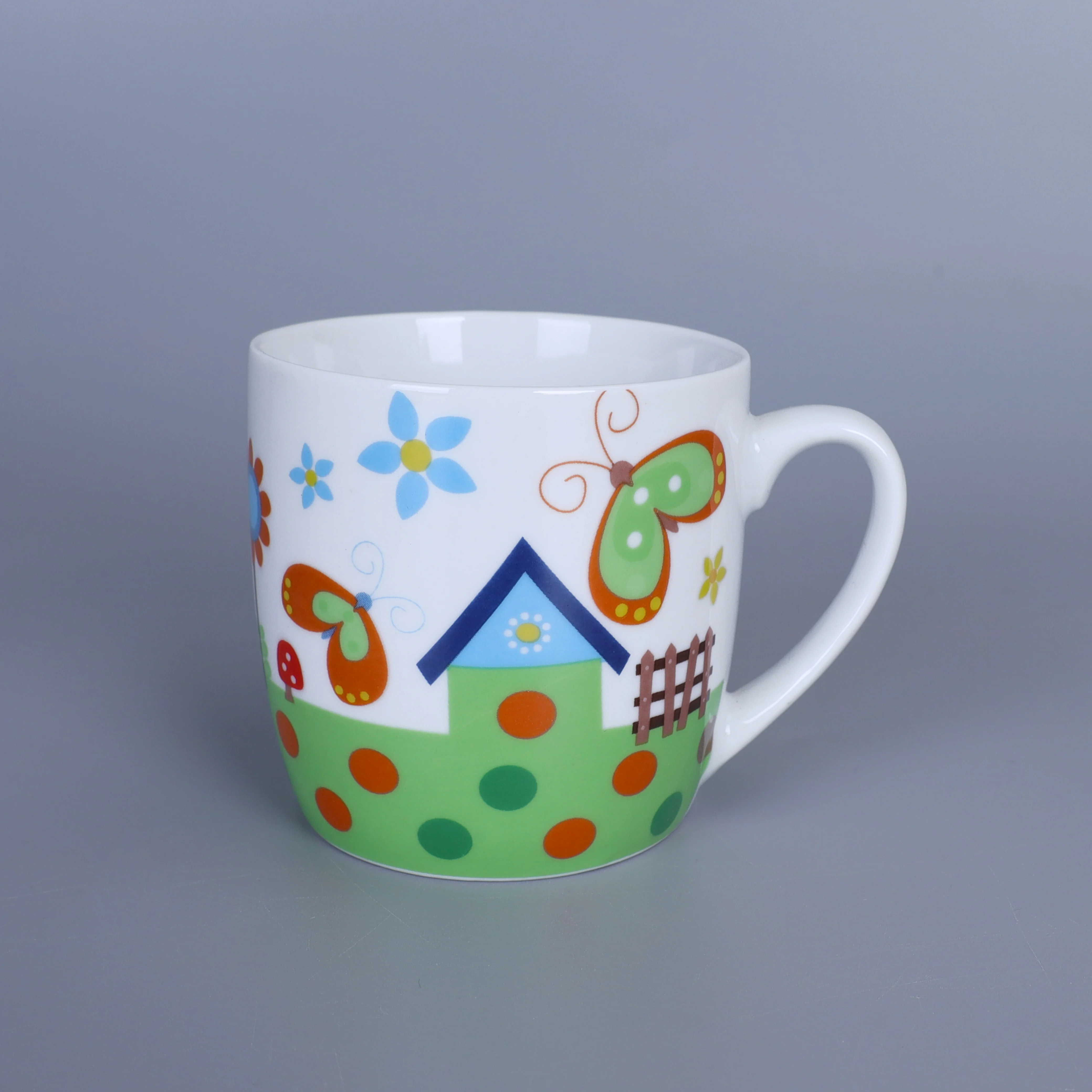 Conjunto Pratos E Caneca Infantil Selva - Porcelana Tcheca 225ml