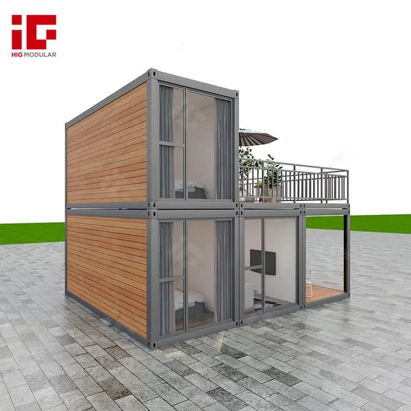 Modern Luxury Prefabricated Living Duplex 2 Bedroom Modular Prefab Home Prefab Houses Two-Ttory Cottage Portable Container House