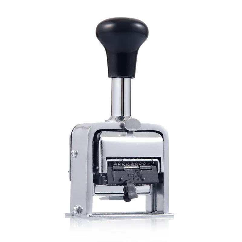 Adjustable Self-Inking Rubber Date Stamper, Automatic Numbering Machine, Great for Shipping, Receiving, Expiration Dates