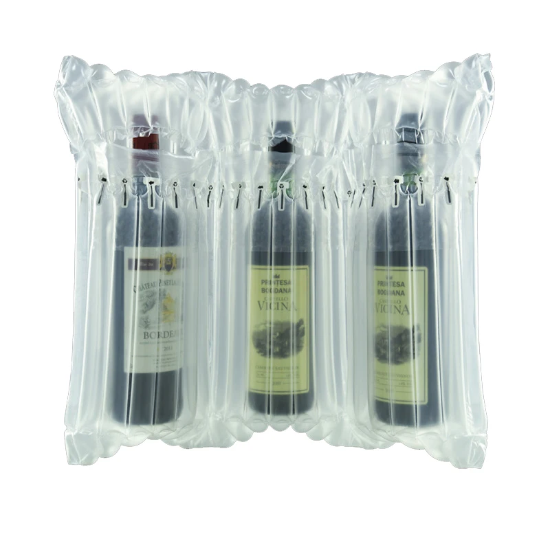 Bottle Bubble cushion Wine Wrap Protector Sleeves Cushion Bubble Pack Wrap Pump 