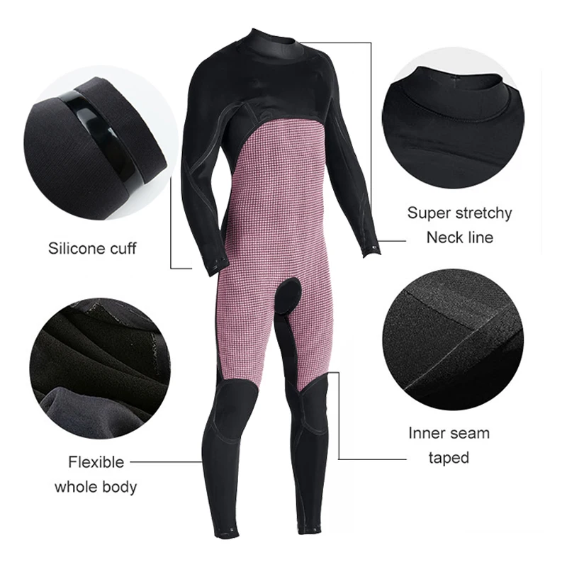 Divestar Yamamoto Neoprene Zip Chest Wetsuits 3 2mm4 3mm Custom