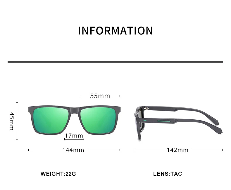 Square Vintage Tac Polarized Lenses Sunglasses Women 2023 Men Shades Acetate Frame Glasses Buy