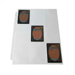 Коллектор карт для альбомов с 18 карманами для MTG/YGO/Спортивных Карт с белым нетканым вкладышем