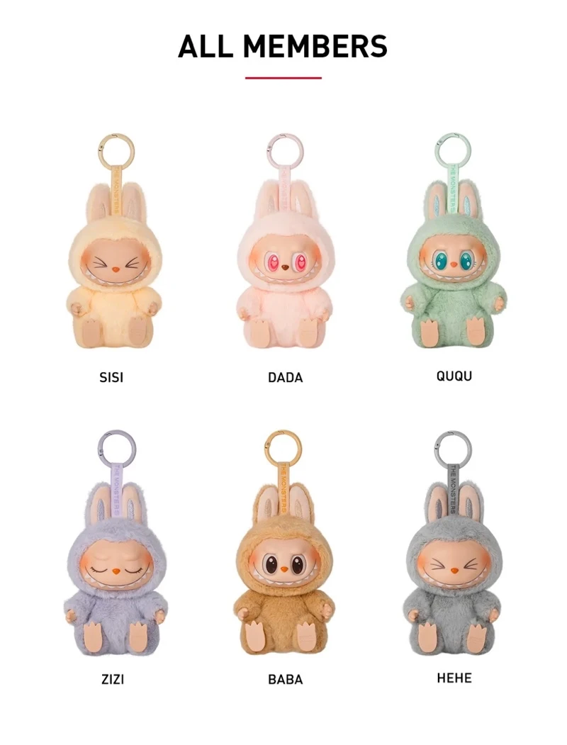 LABUBU Plush Figure Toy - Unisex & Customizable OEM