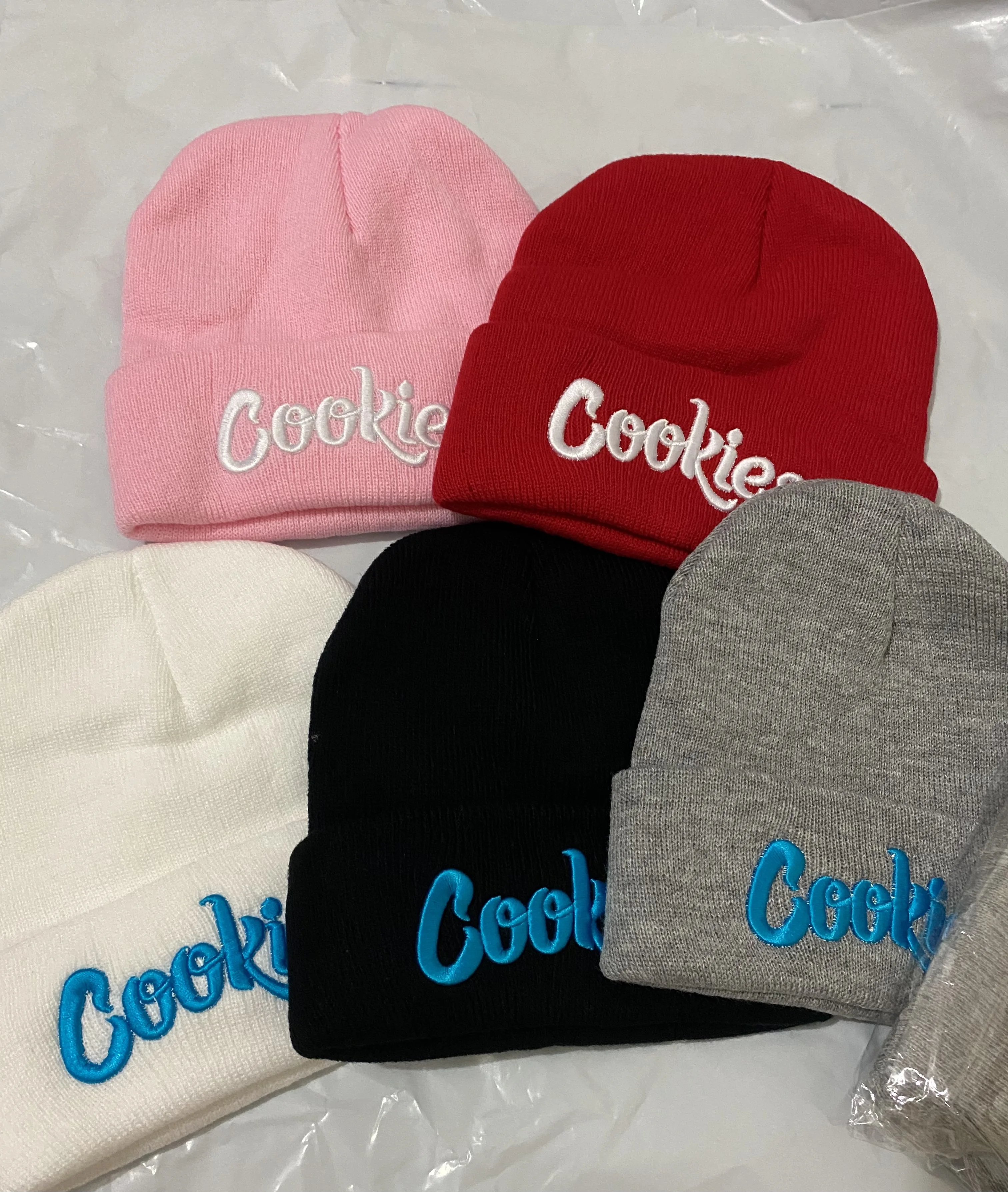Women Knitted Hat Winter Ski Beanie Hat 