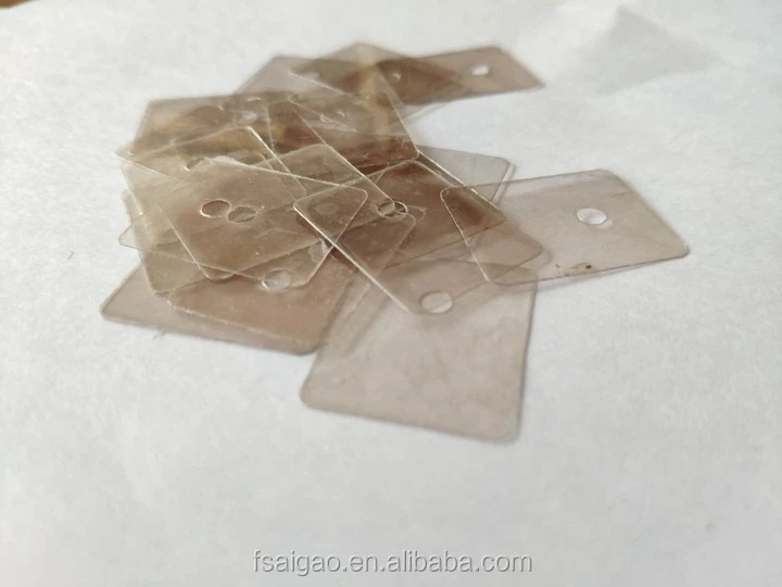 Transparent insulating mica sheet high temperature insulating gasket details