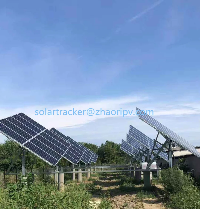 China Wholesale 8kW 9kW ZRT Tilted Single Axis Solar Tracking System 100kW