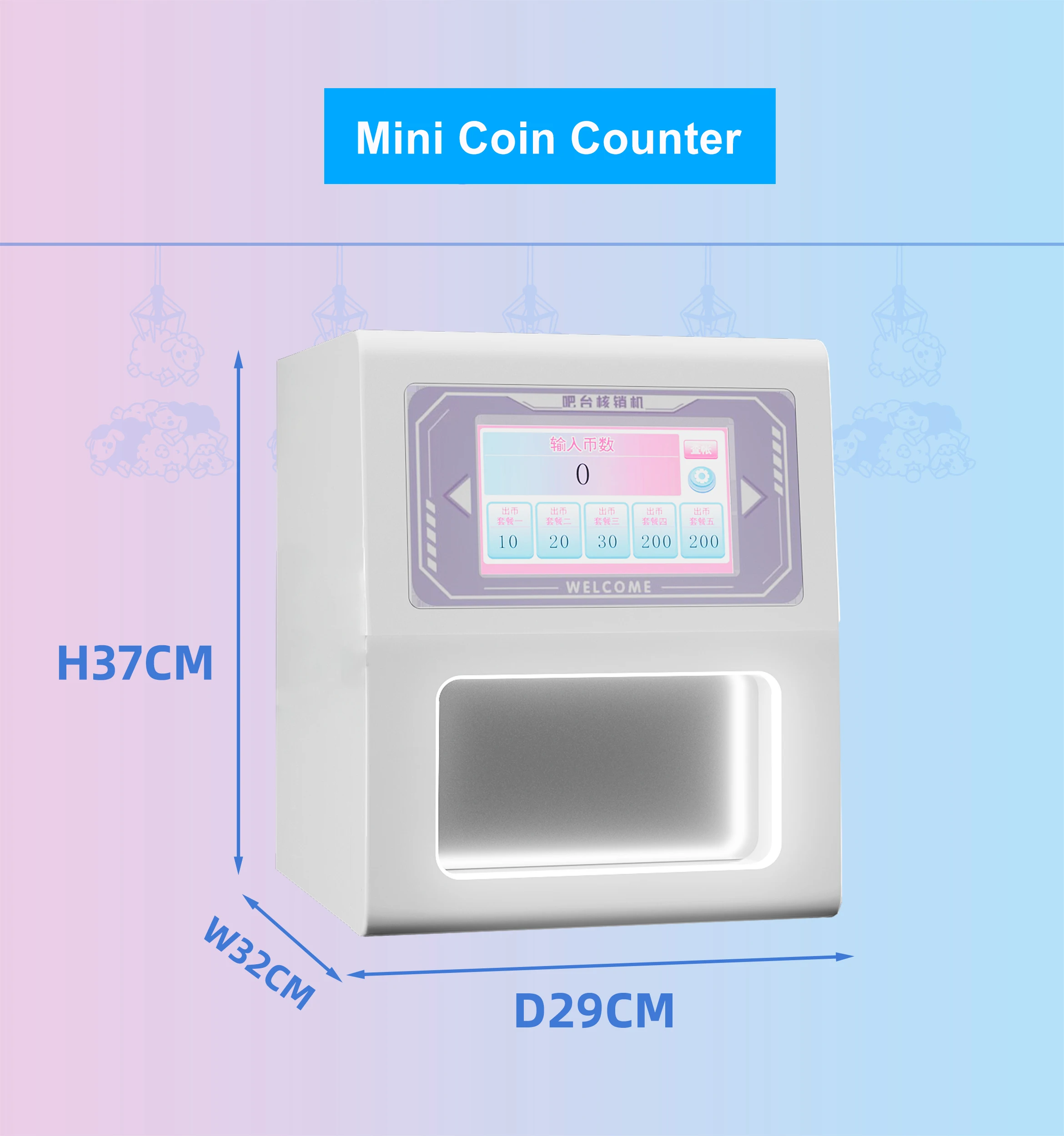 Wholesale Highly Security Currency Coin Change Machine Bar Counter Money Changer for Vending Machine for Game Center