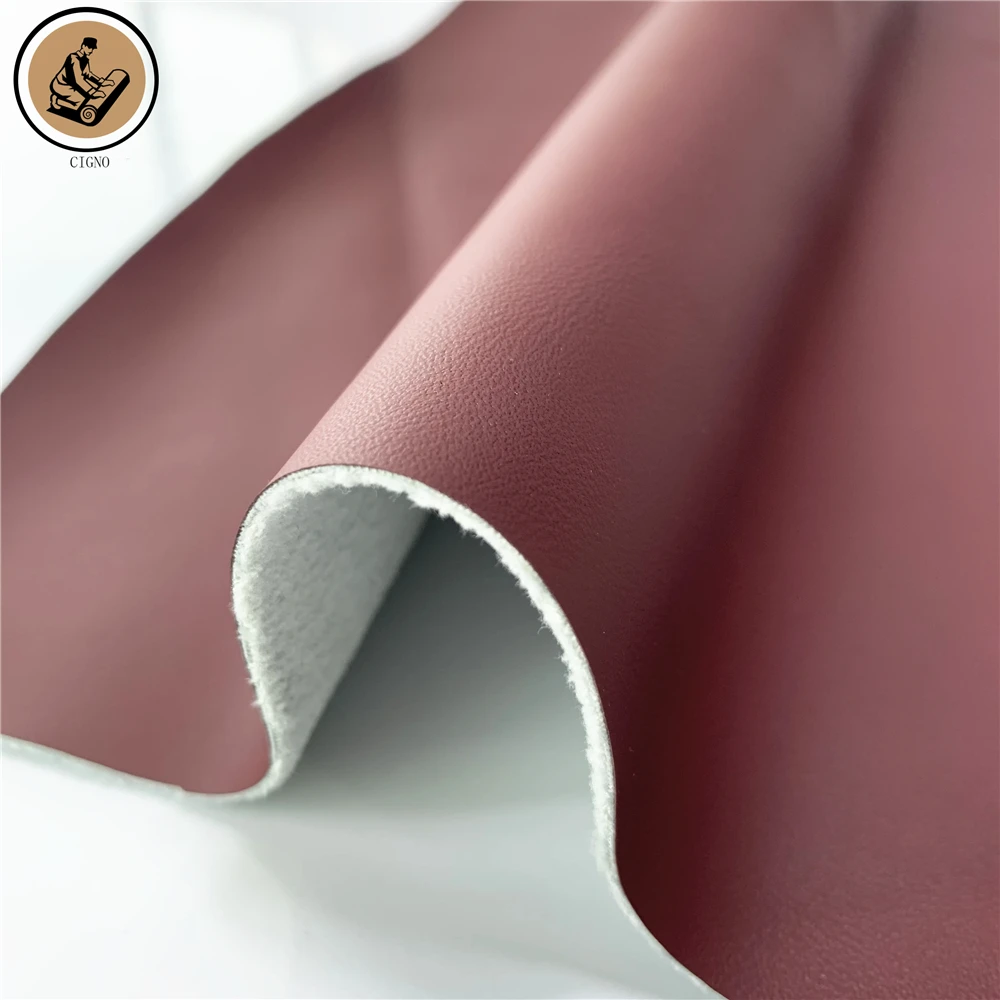 1.2MM Solid Color  PU Contains Silicone Synthetic Leather for Making Notebook Cover/Cases/Bag