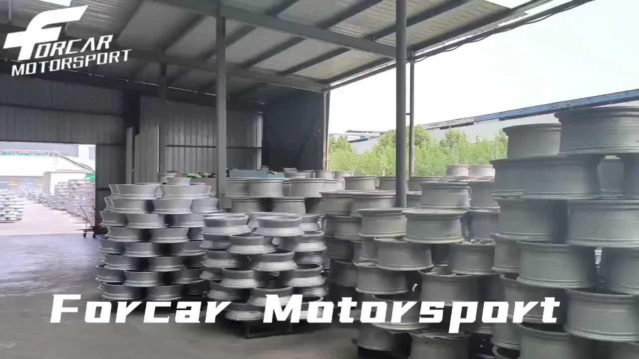 Forcar Red Center Piece Aftermarket 5 Holes Black Barrel T6061 Good ...