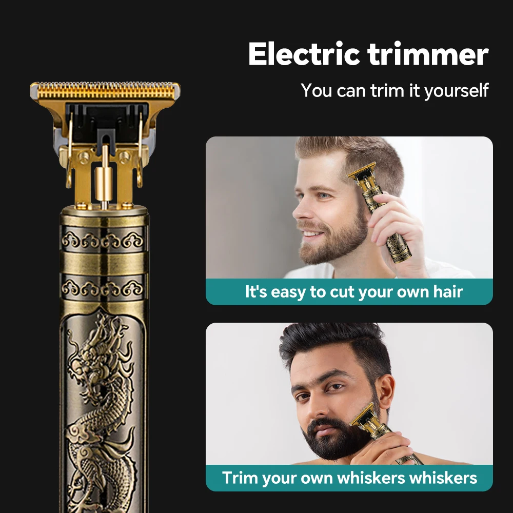 2 in 1 Professional Salon Hair Grooming Set LCD Display Hair Clippers Trimmers Electric & USB Powered for Household RV Hotel Use factory