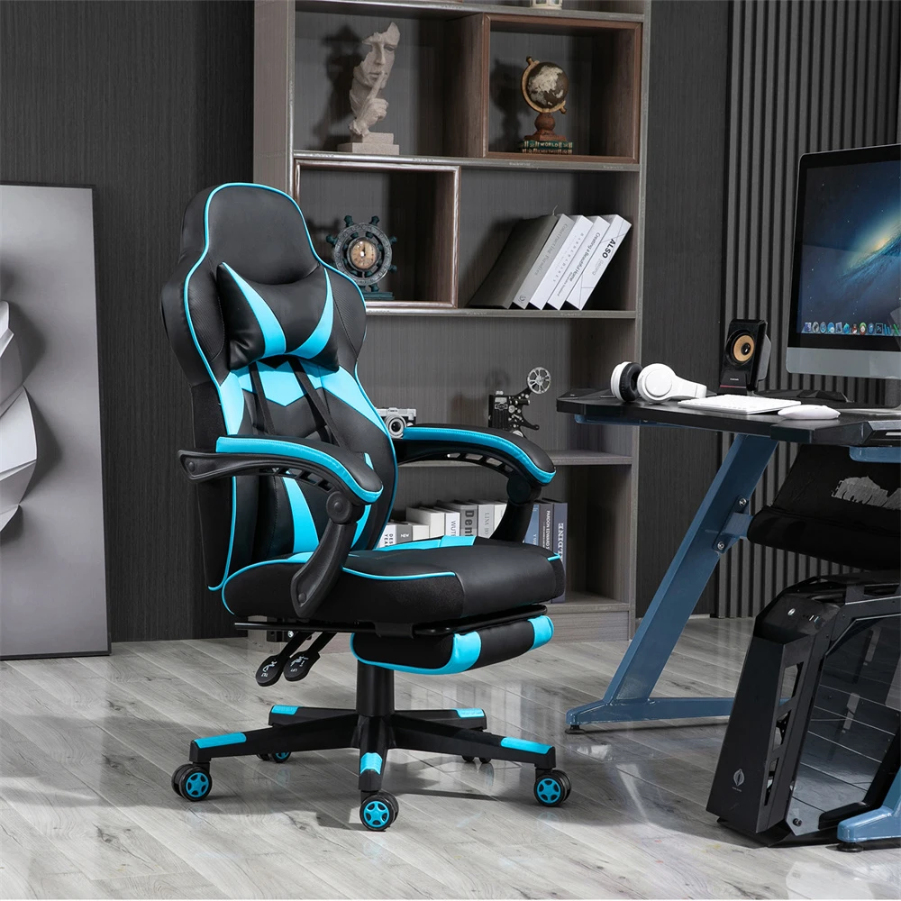 Gamer Comfortable Office Chair Neck Support Ergonomic Luxury
