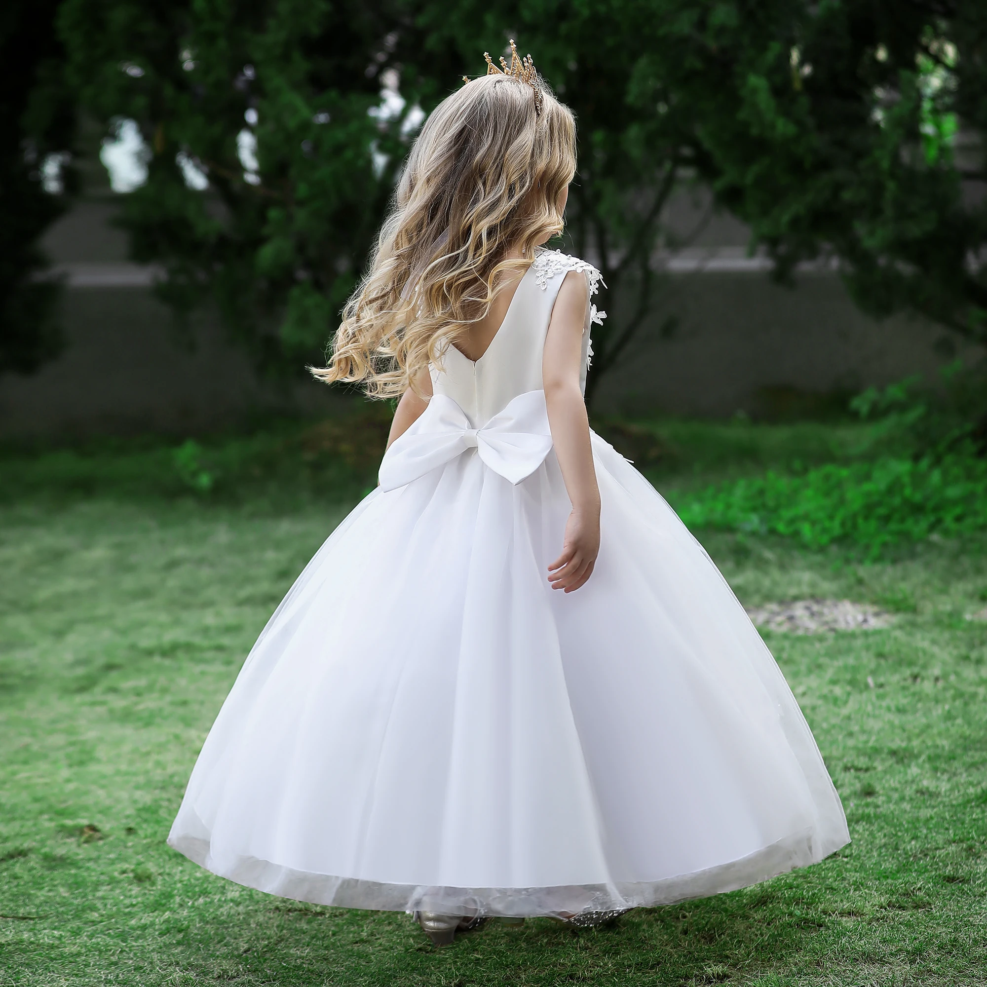 Flower Girl Dress David Bridal Vestidos De Primera Comunion Flower Girl 11  Years Girl Dress Kids