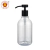 Clear Bottle + Black lotion pump (F15)