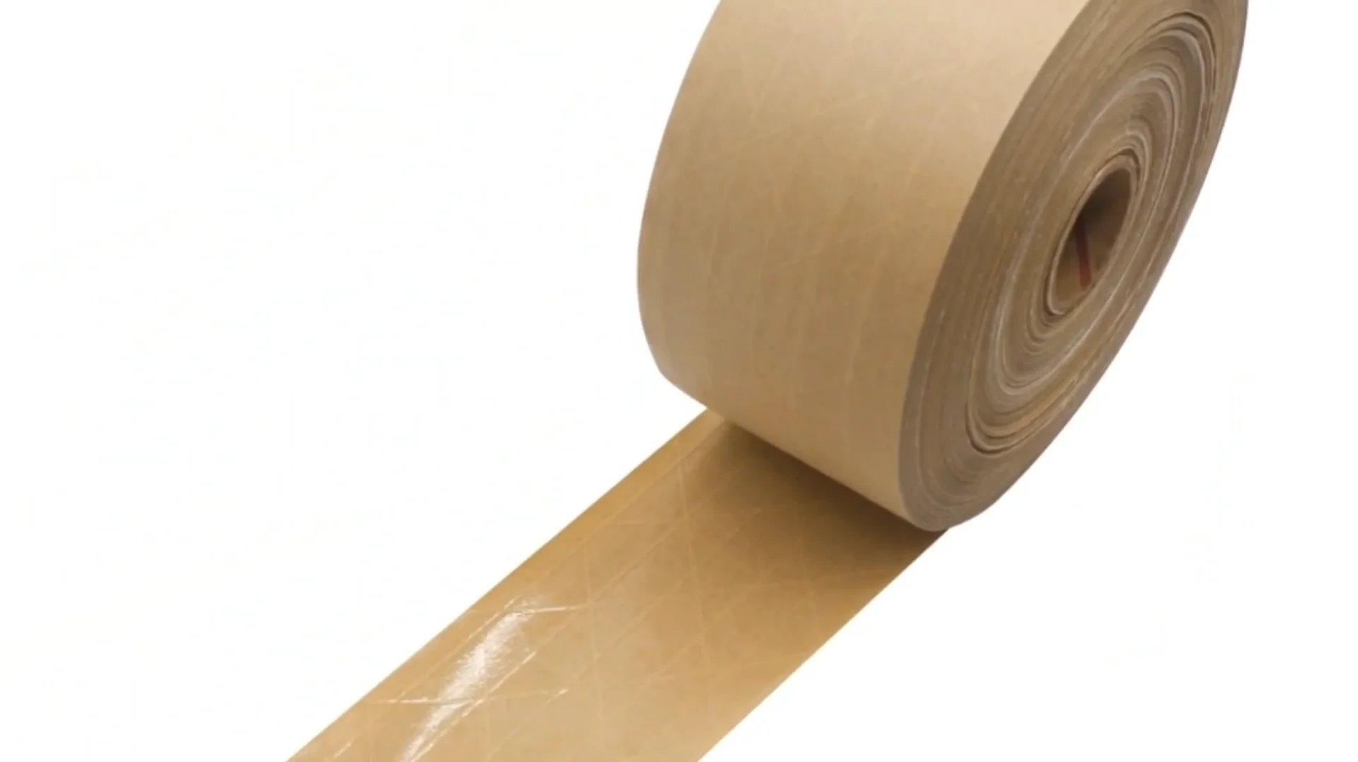 Custom Print Logo Packing Brown Recycled Water Activated Gummed Kraft Paper Tape Shipping ...
