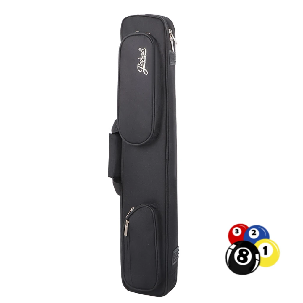 Водонепроницаемый мягкий бильярдный кейс с вышитым передним карманом 3 окантовки 4 валы Снукер и продукт