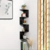 Five layers of black at the corner