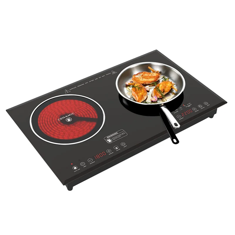 Customized 3100W Induction Plate Built-in Cooktop 2 Electric Stove Induction Hob Double Induction Cooker