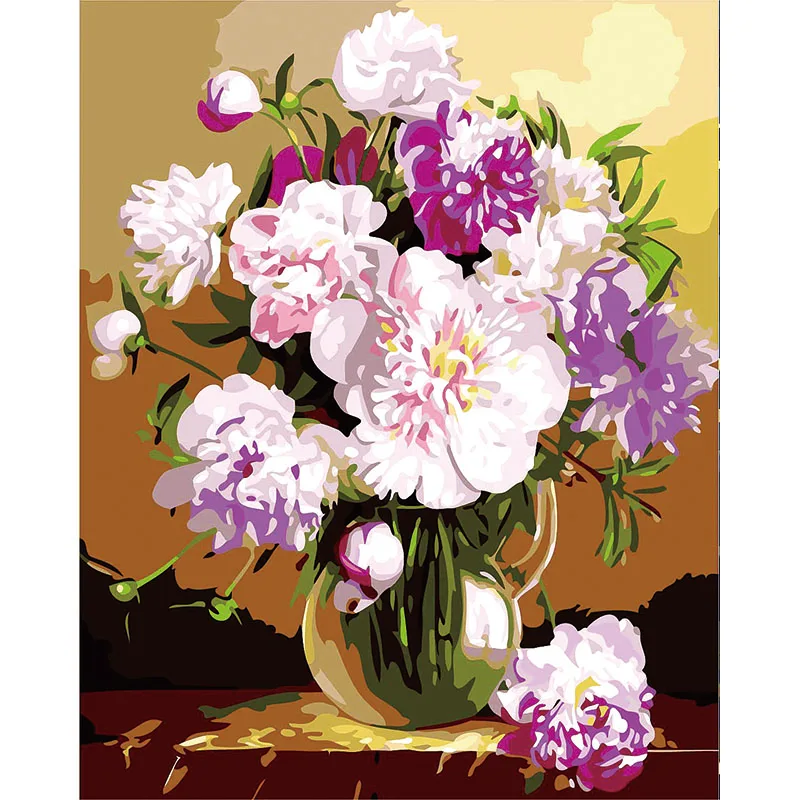 adult digital painting pictures 40*50 color works diy